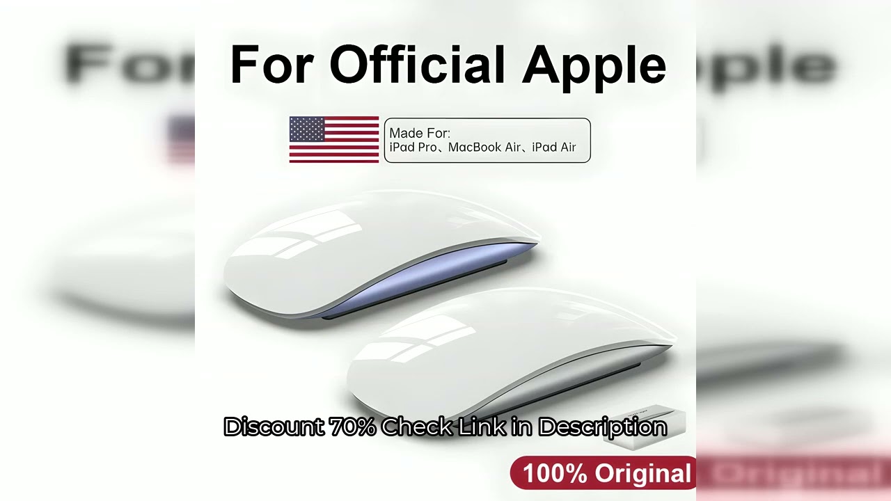 Original Official For APPLE Magic Wireless Mouse Bluetooth 5.0 For Macbook Pro Air Mini Laptop Table