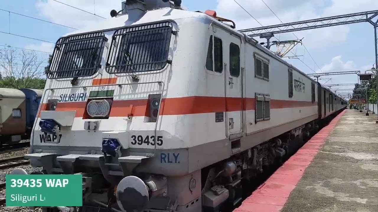 WAP7 Powers 12097 Agartala - Khongsang Jan Shatabdi for the FIRST TIME | Trial Run