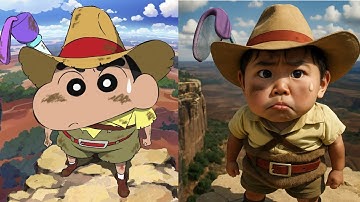 Shinchan Characters In Real Life ( Shinchan Real Life ) Part 2