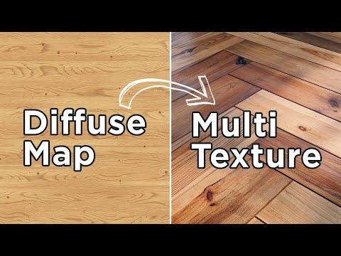MULTI TEXTURE Map In Photoshop