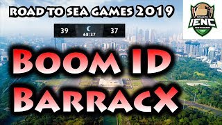 SUPER EPIC GAME ! BOOM ID VS PG.BARRACX - SEMIFINAL GAME 1 IENC ROAD TO SEA GAMES 2019