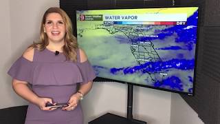 Nov 7: A one -day break from thick clouds in Central Florida, warm & muggy