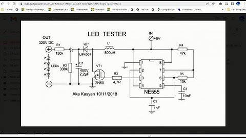 Trả lời về Mạch Test LED của anh người Nga