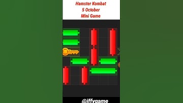 Today Hamster Kombat Mini Game 5 October Puzzle Solution