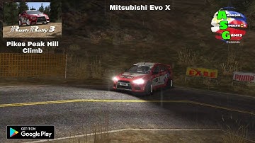 Rush Rally 3 Android Gameplay 05. Evo X Pikes Peak Hill Climb
