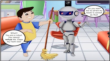 The trick robot -  Std 4 Term 1English
