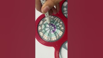 Relaxing Spiral Art That Never Gets Old | Mesmerizing ASMR #spirograph #2024 #shorts #art #usa