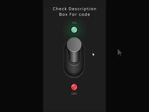 Switch using html/css