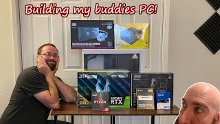 We built my buddies PC! But ASUS motherboards don't make things easy for us.... ( GAMING PC BUILD! )