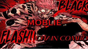 New mobile black flash chain combo in jujutsu shenanigans