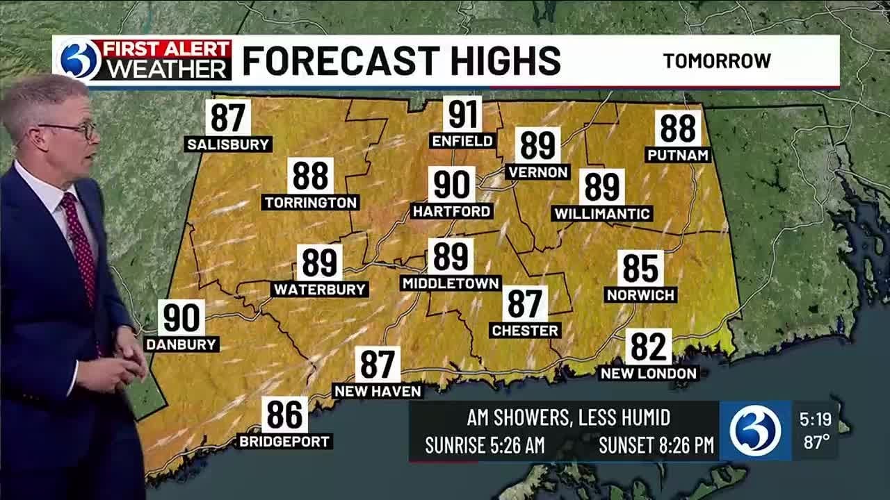 FORECAST: Morning showers for Thursday - YouTube