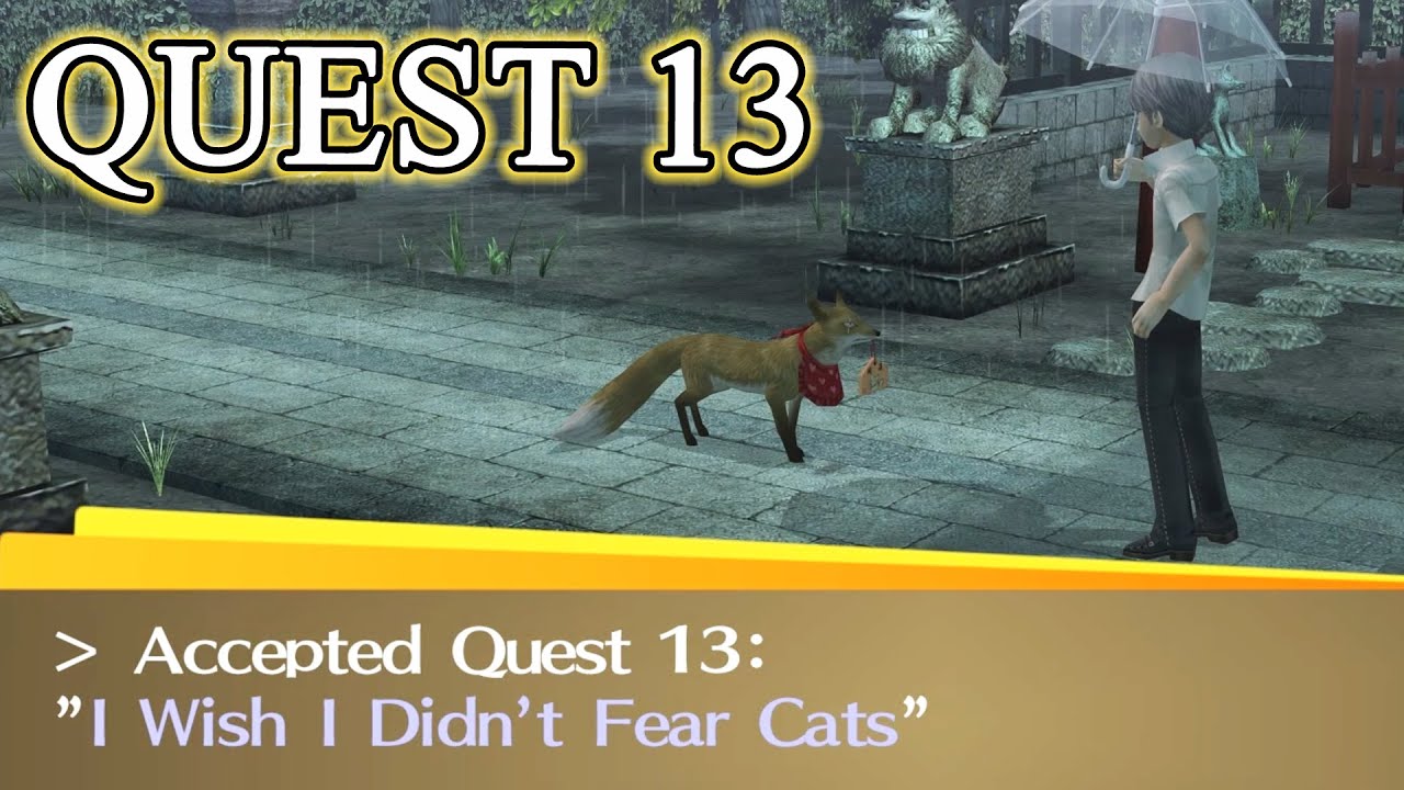 P4G QUEST 13 HELP AILUROPHOBE CAT PHOBIA TO LOVE CAT - FULFILL EMA REQUEST  FROM THE FOX (STEAM 2020) - YouTube