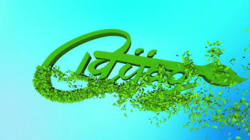 leaf logo animation FX reel | tyflow | vray