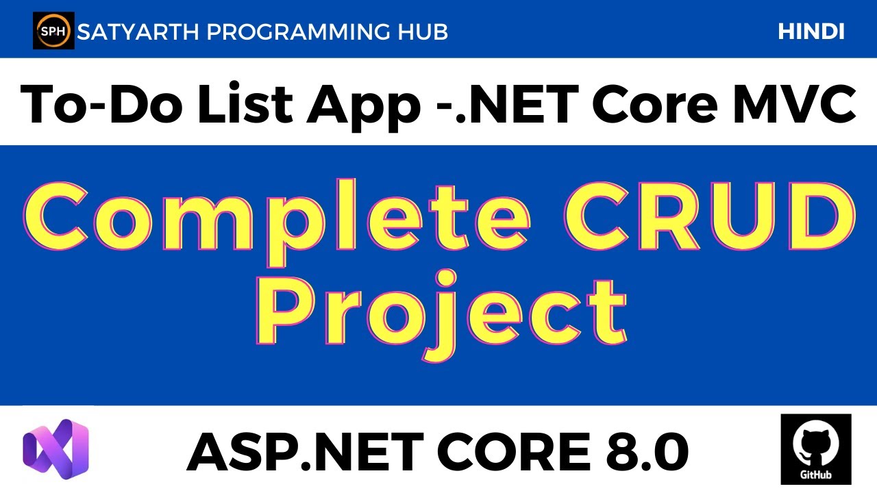 ASP.NET Core MVC To-Do List Project for Beginners – Complete CRUD App Hindi Tutorial