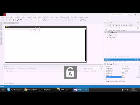 VERY Simple Web Browser Visual studio 2012