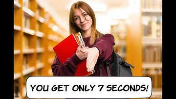 #First impressions count: The 7/11 rule