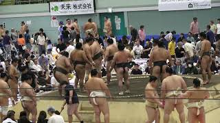 4K《夏巡業》 関取×幕下以下ぶつかり稽古【大相撲大田原場所】［OHTAWARA TOUR］2026/8/23