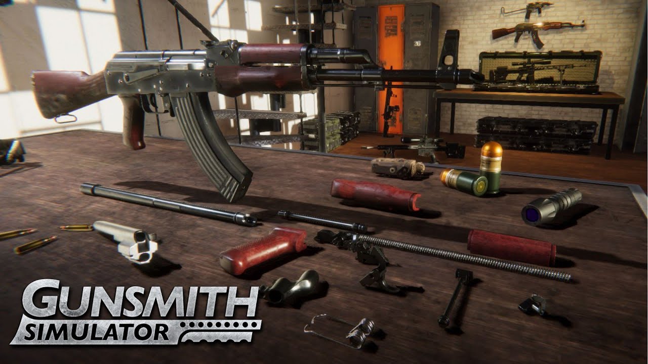 Продолжаем в Gunsmith Simulator, собираем коллекцию крутых пушек и становимся мастером по всем видам
