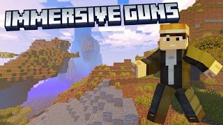 Новые виды оружия в Майнкрафт // Immersive Guns // Minecraft Mods // Обзор Мода