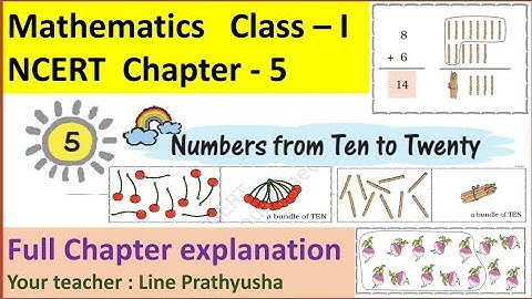 Numbers from Ten to Twenty | class 1 | Maths | chapter 5 | full textbook explanation