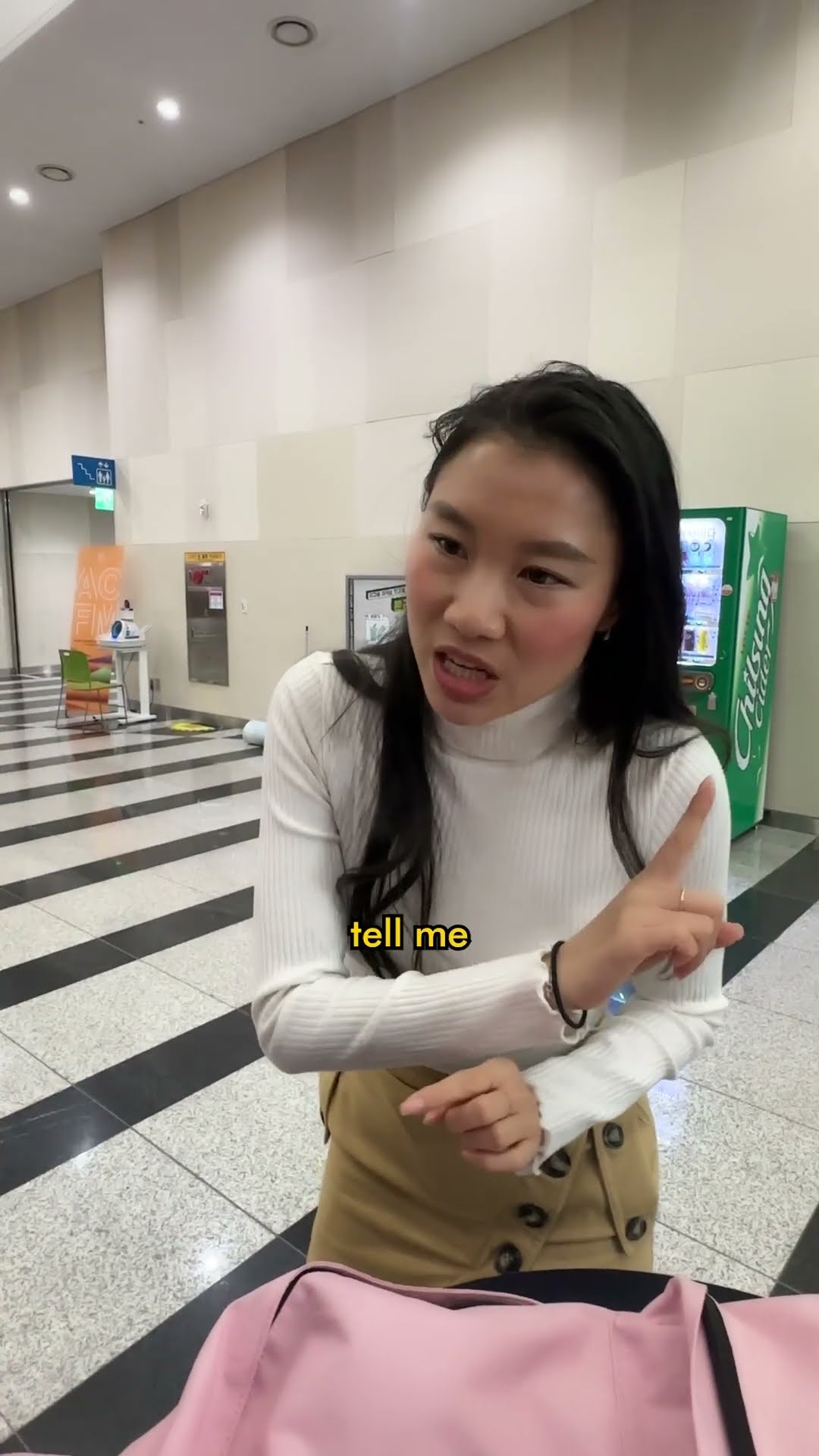 When you ask for directions in Korea ??
