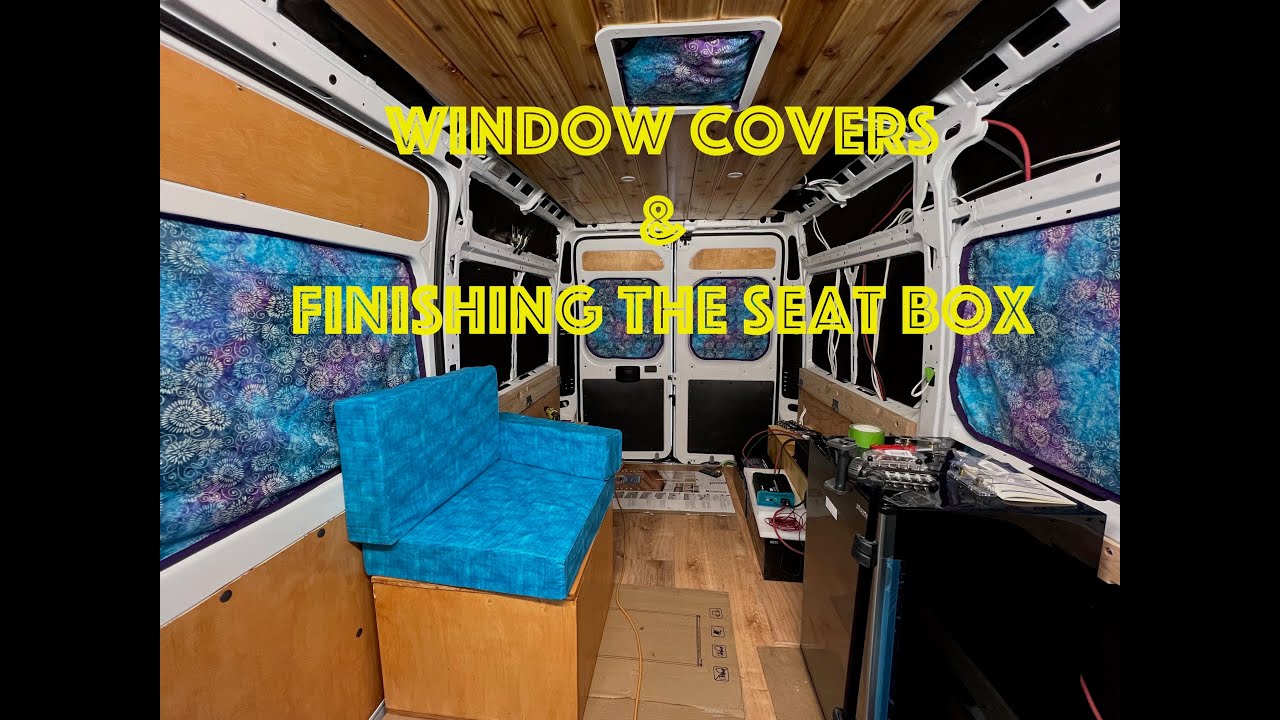 Build Out Part 10 DIY Ram ProMaster Camper Van Window Covers YouTube
