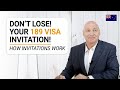 Australia's 189 Visa. DON'T LOSE your chance! How Invitations Work.