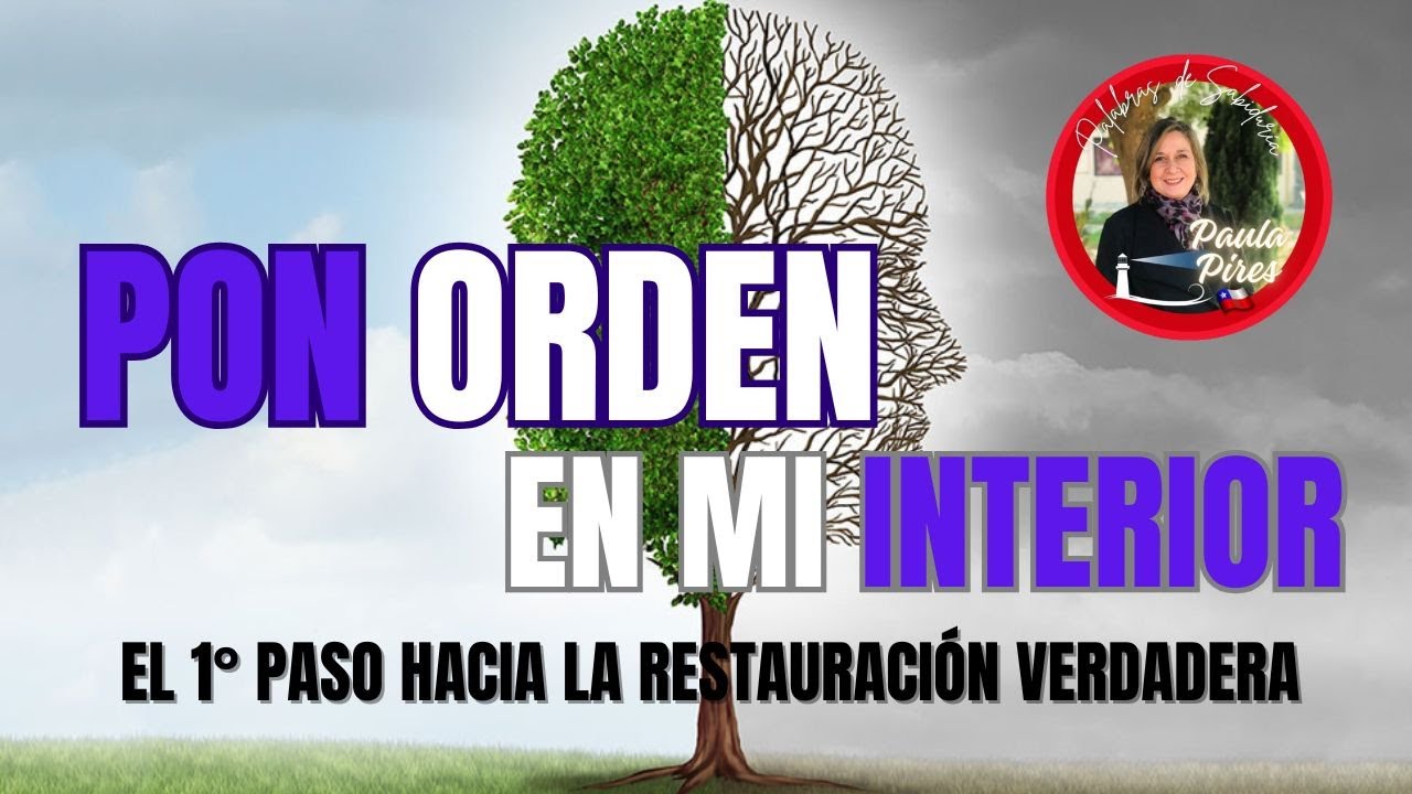 ❤️‍🩹PON ORDEN en mi mundo Interior: El primer paso hacia la Restauración- Paula Pires