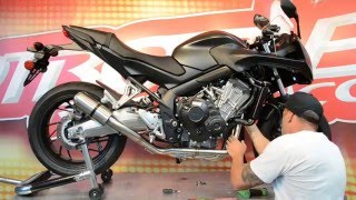 Honda CBR650F MGP Exhaust Install