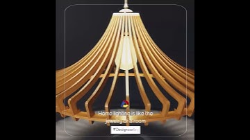 Hanging wooden chandelier lamp shade Pendant light template svg laser cut plywood