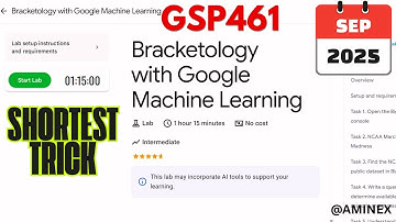[NEW 2025] Bracketology with Google Machine Learning | #GSP461 | #qwiklabs | #arcade 🏀🤖