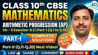 Class - 10th, 5. AP_Ex: 5.2(Q.1 to Q.10)||New NCERT || CBSE ||#Deva Coaching Academy #class10maths