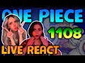 This destroyed every agenda  one piece chapter 1108 live react