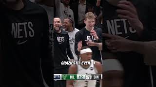 just like they drew it up 😅🎯 #nba #highlights #brooklynnets