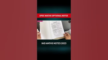 IMS Wiskunde Optionele Notities 2023🔥 #shorts #imsnotes #mathsoptional