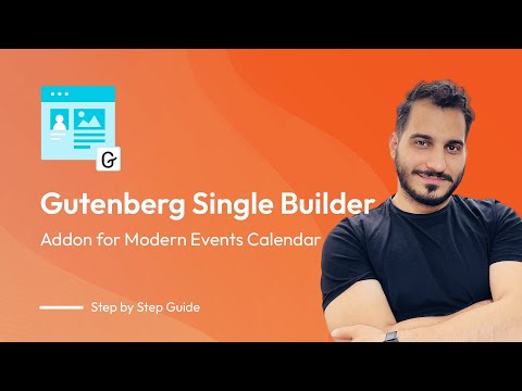 Gutenberg Single Builder Addon For Modern Events Calendar