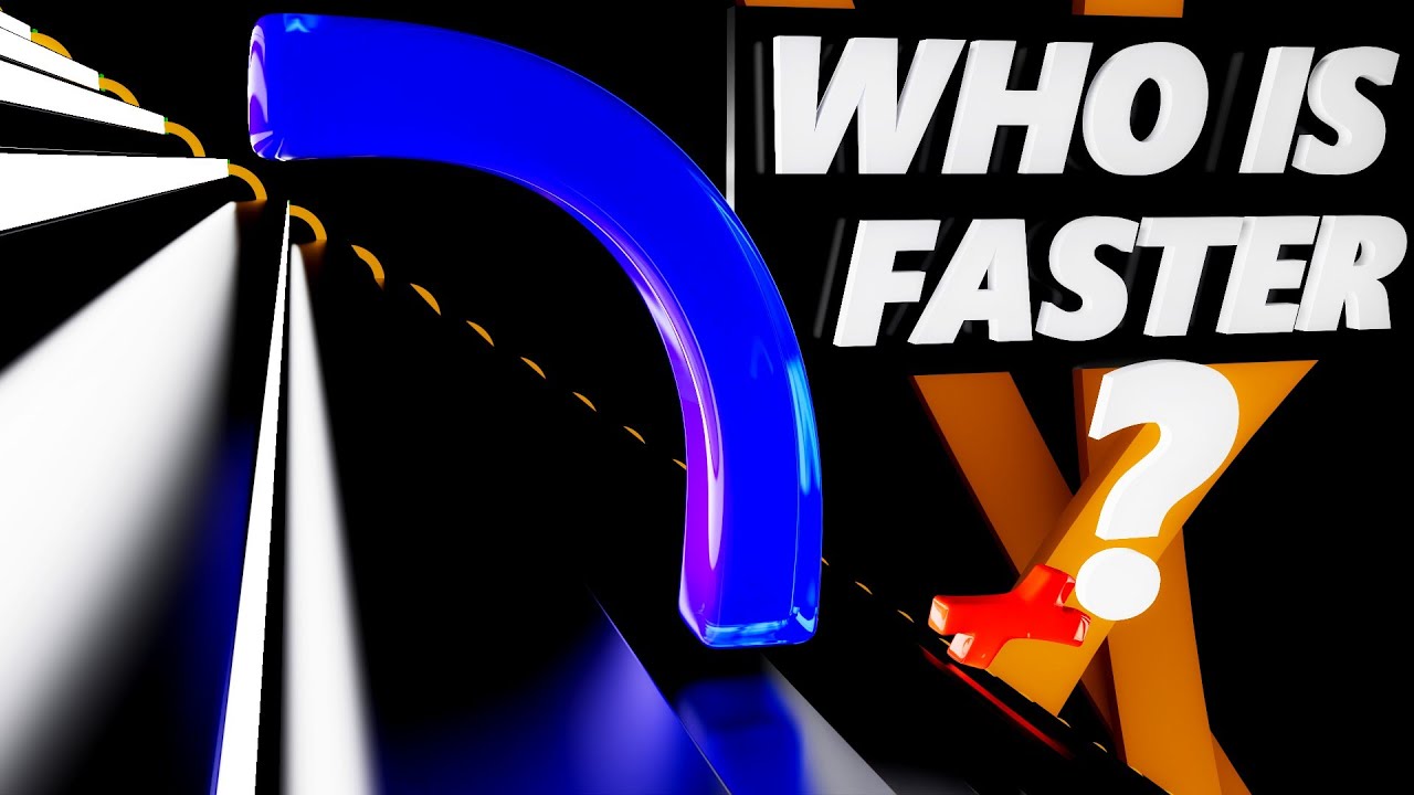 Hexaminoes in the night and Tetris Softbody Simulation | Who is Faster? | Part 2 | ASMR | C4D4FUN