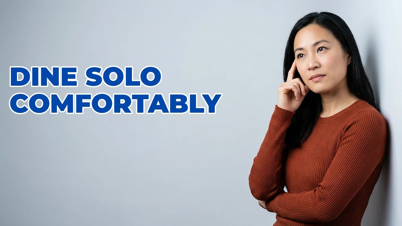 How Can I People-Watch Comfortably While Eating Alone?