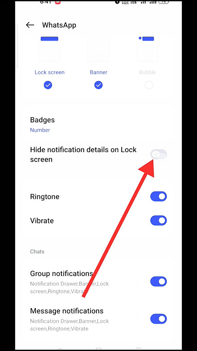 Whatsapp Notification Not Showing On Home Screen #shorts #youtubeshorts #mobile