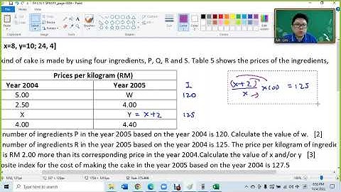 F4 C10 Index Number SPM 2006