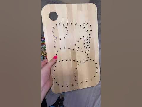 Картина из нитей *своими руками* - YouTube