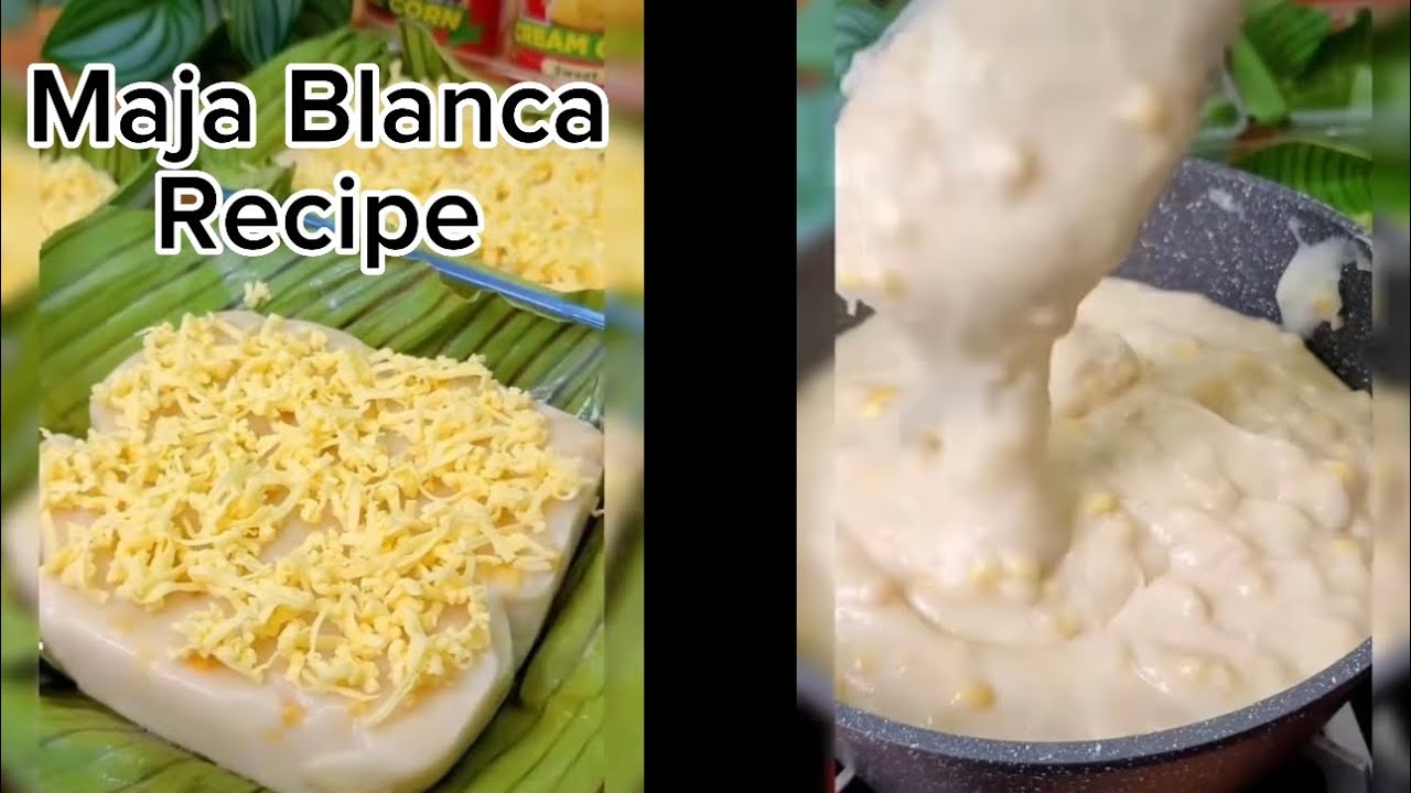 MAJA BLANCA RECIPE Panlasang Pinoy YouTube