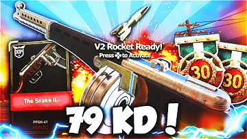 79 K/D HEROIC PPSH is LIKE CHEATING.. 😈 (DOUBLE NUKE & V2 ROCKET) - COD WW2
