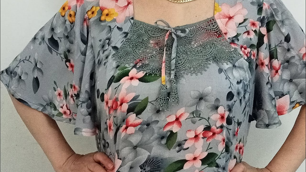 كيفية خياطة بدعية صيفية رائعة وخفيفة 😍😍💞