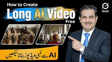 How to Create Long AI Videos Free 🖥️ | Grok AI Text-to-Video Generator ✨ | Waqas Bhatti