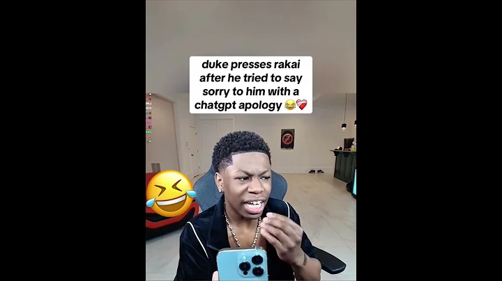 Rakai Tries To Apologize To Duke Using ChatGPT 😂 #rakai #dukedennis #twitch #tiktok #kaicenat #fyp