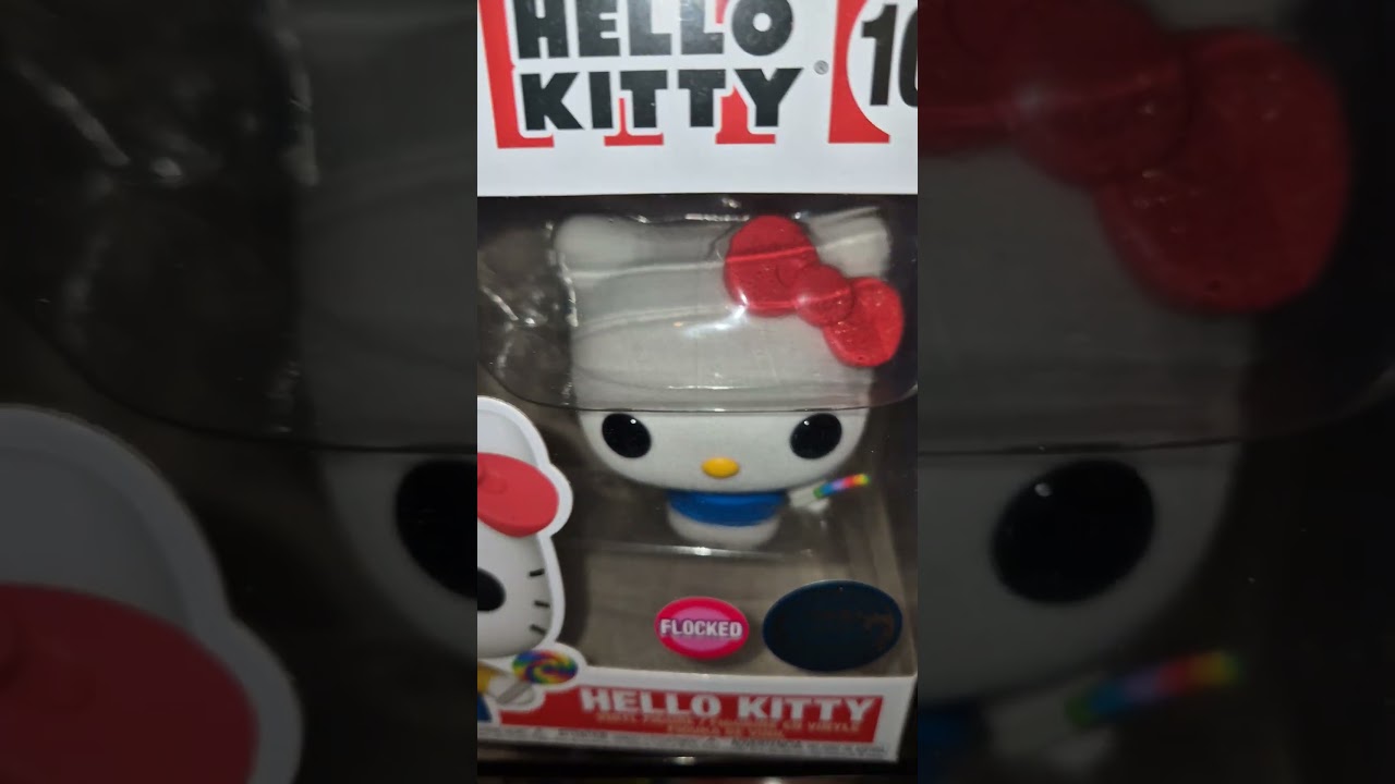 Hello Kitty flocked funko pop 