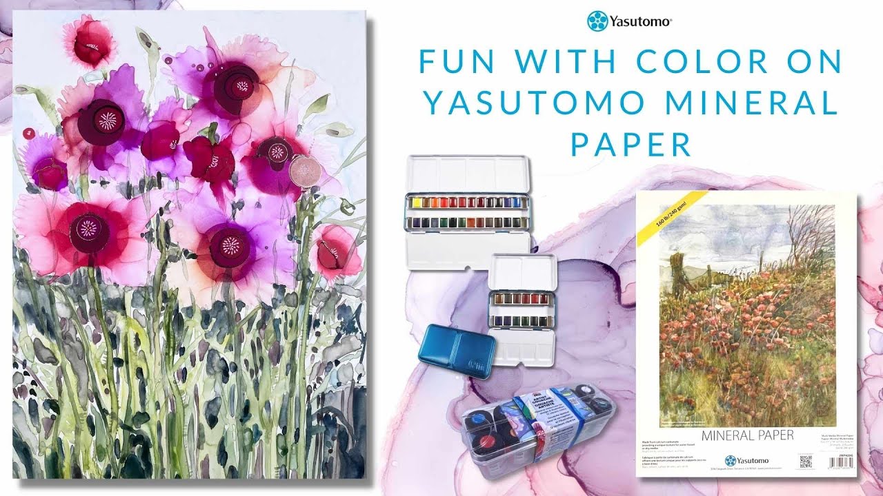 Yasutomo Mineral Paper Pad 240gsm, 11x14 (20 Sheets)