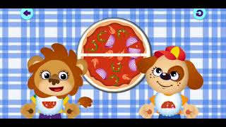 Funny Fodd 2! Pizza Game - Angles Parts Wholes - PreSchool Educational Children's Game