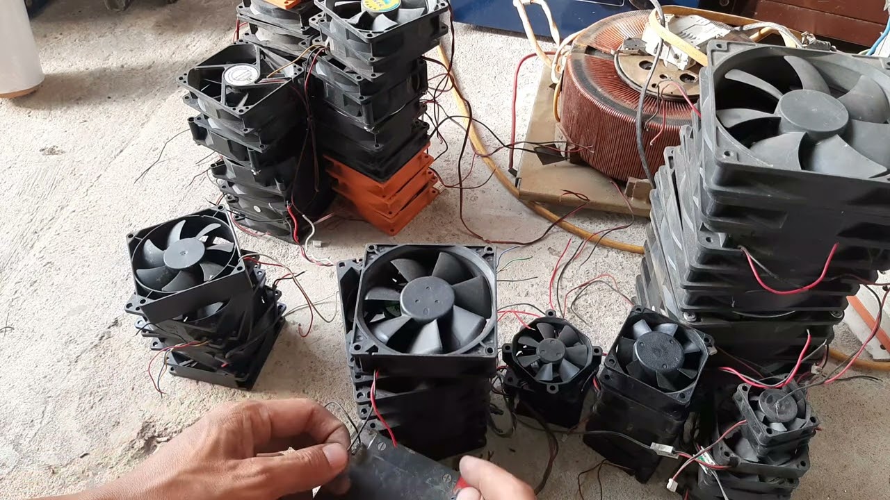 quạt tản nhiệt 12v. 24v cho ae chế cháo. 0985162453 - youtube
